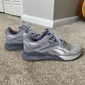 Reebok Nano X Women 8 Grey CrossFit Shoe